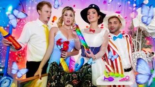 Alexa Payne & Ashley Alexander get naughty in a naughty Merry Pussy Poppin video