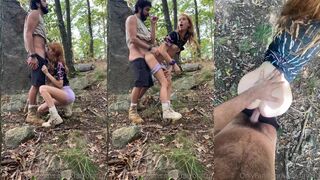Bbybratzo gets involved in a sexual act in the forest leaked onlyfans video