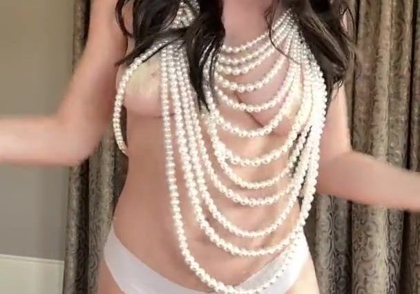 Christina Khalil Pearl Beaded Leaked Onlyfans Porn Video