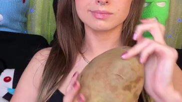 Tabby Ridiman Aka Tabs24x7 Dick Sucking In A Potato Video