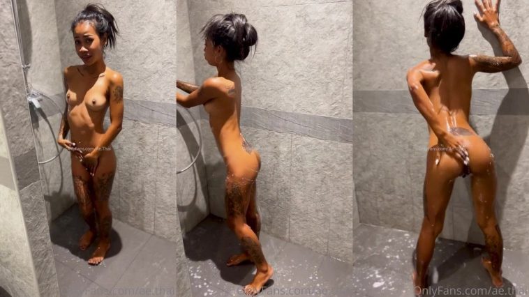 Aeasia Asian Petite Nude Teasing In The Shower