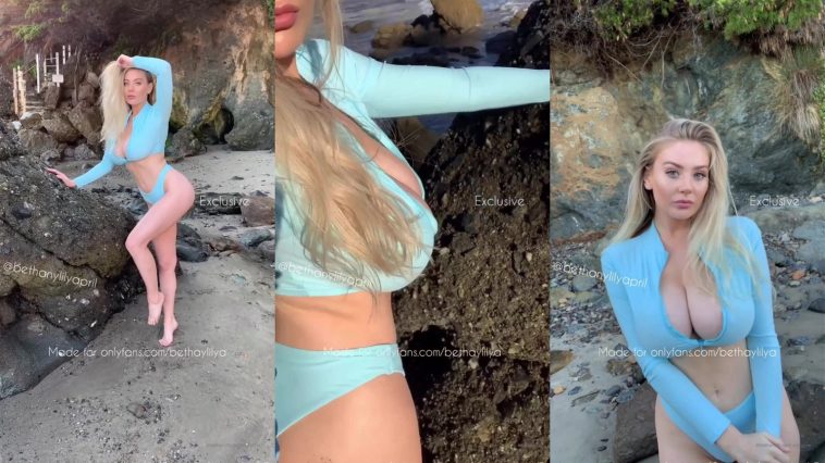 Bethanylilya Exposing Her Amazing Tits Outdoor Onlyfans Video