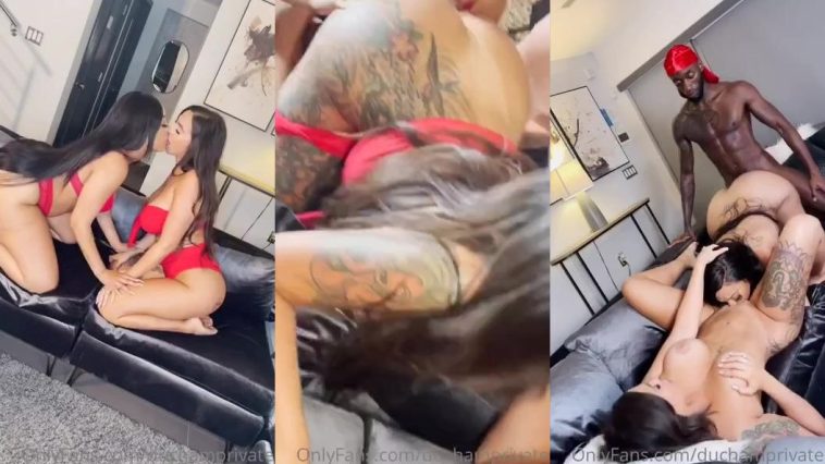 Duchamprivate ONLYFANS LEAK Getting Fucked By A BBC With Her Friend Video