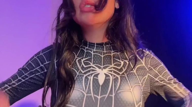 Effycutiexx Spider Women Cosplay Squeezing Juicy Tits And Vibrating Wet Pussy Till Orgasm Onlyfans Video