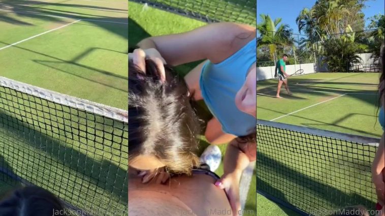 Jackson Maddy Threesome Sex In The Tenis Court  Onlyfans leaked