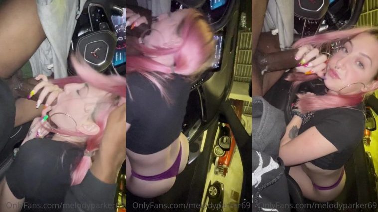 Melody Parker Got Facefuck And Deepthroat In The Car by BBC