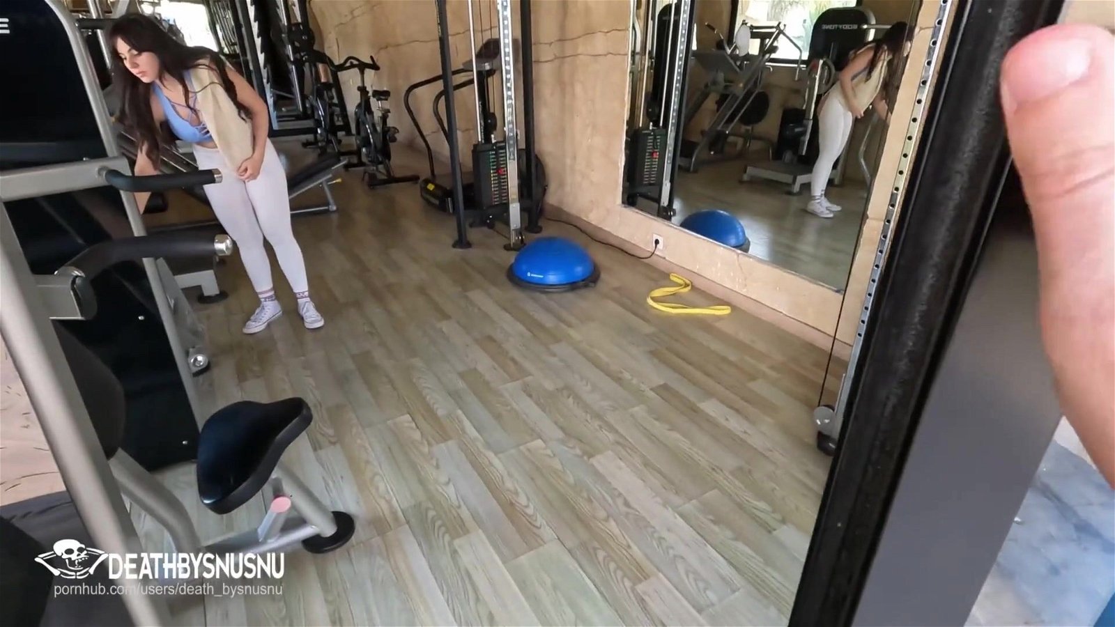 Pamsnusnu fucking hard with the horny spanish gym instructor motivational classes