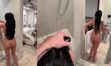 Camilla Araujo gives Head In The Shower OnlyFans Video