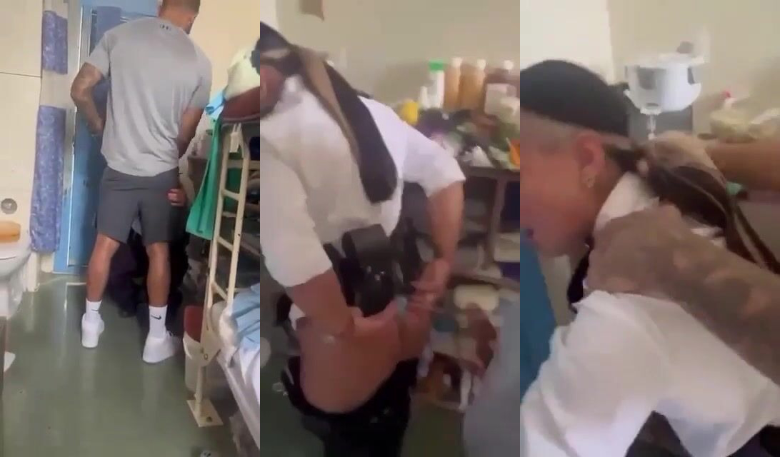 Unbelievable HMP Wandsworth Prison Warden having Sex with an Inmate in Cell Full Video